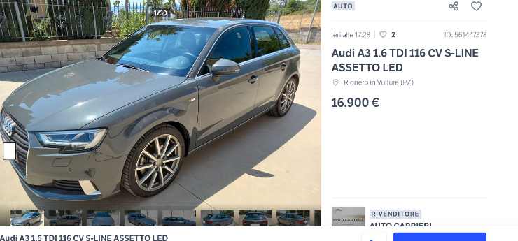 Audi A3 prezzo super