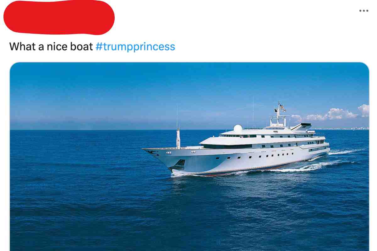 Yacht Donald Trump 30 milioni dollari